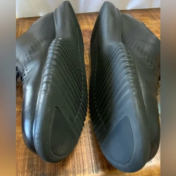 Cole Haan Mens Sz 9M  2.ZeroGrand Black Laser Cut Leather Shoes C23832 - Picture 11 of 13